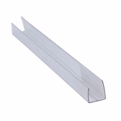 Profil policarbonat de capat tip U 6mm TRANSPARENT 2.1m