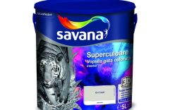 SAVANA SUPERCULOARE GATA COLORATA GRI CALD - RELAXARE 5 L