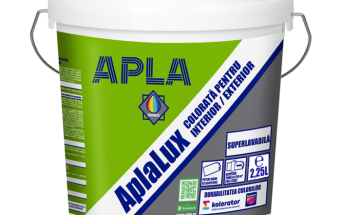 APLA LUX VOPSEA SUPERLAVABILA EXT./INT. BAZA TRANSPARENTA 2.25 L