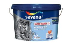 SAVANA ULTRAREZIST VOPSEA ULTRALAVABILA BAIE SI BUCATARIE ALB 4 L