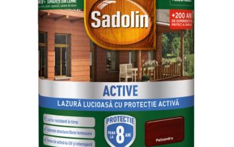 SADOLIN ACTIVE LAZURA LUCIOASA SOLVENT PALISANDRU 0.75 L