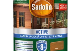 SADOLIN ACTIVE LAZURA LUCIOASA SOLVENT STEJAR 0.75 L