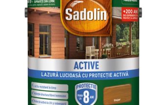 SADOLIN ACTIVE LAZURA LUCIOASA SOLVENT STEJAR 5 L