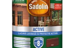 SADOLIN ACTIVE LAZURA LUCIOASA SOLVENT TEAK 0.75 L