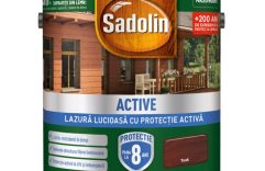 SADOLIN ACTIVE LAZURA LUCIOASA SOLVENT TEAK 5 L
