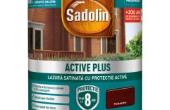 SADOLIN ACTIVE PLUS LAZURA SATINATA B.APA PALISANDRU 0.75 L