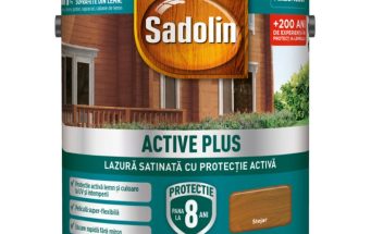 SADOLIN ACTIVE PLUS LAZURA SATINATA B.APA STEJAR 5 L