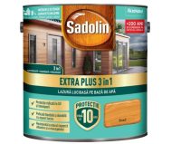 SADOLIN EXTRA PLUS 3 IN 1 LAZURA LUCIOASA B.APA BRAD 5 L
